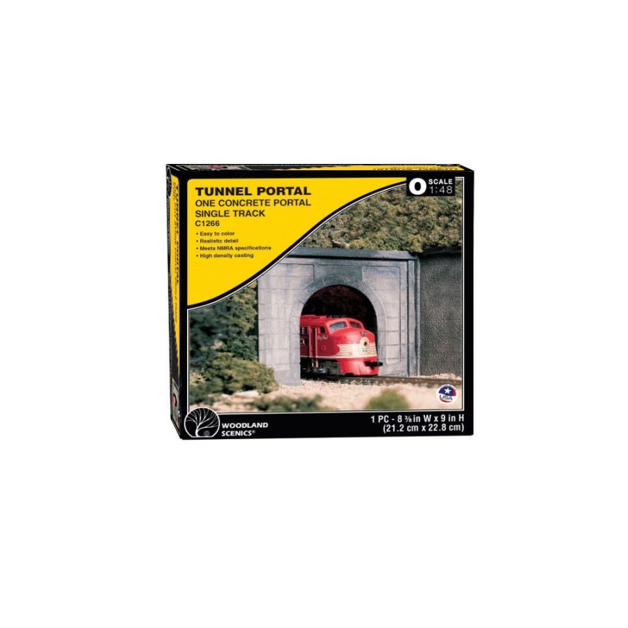 Woodland Scenics 0 WC1266 - O Tunnelportal, eingleisige | Modellbahn | Modelleisenbahn