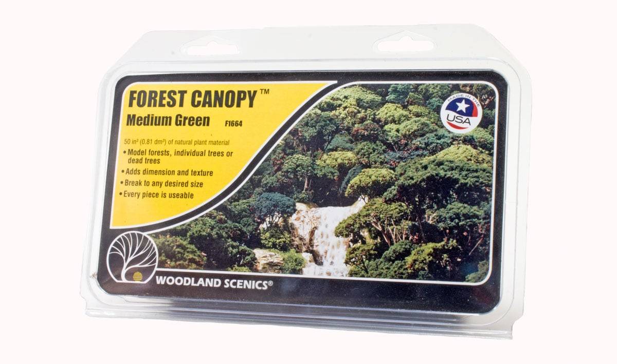 Woodland Scenics WF1664 - BLÄTTERDACH MITTELGRÜN | Modellbahn | Modelleisenbahn