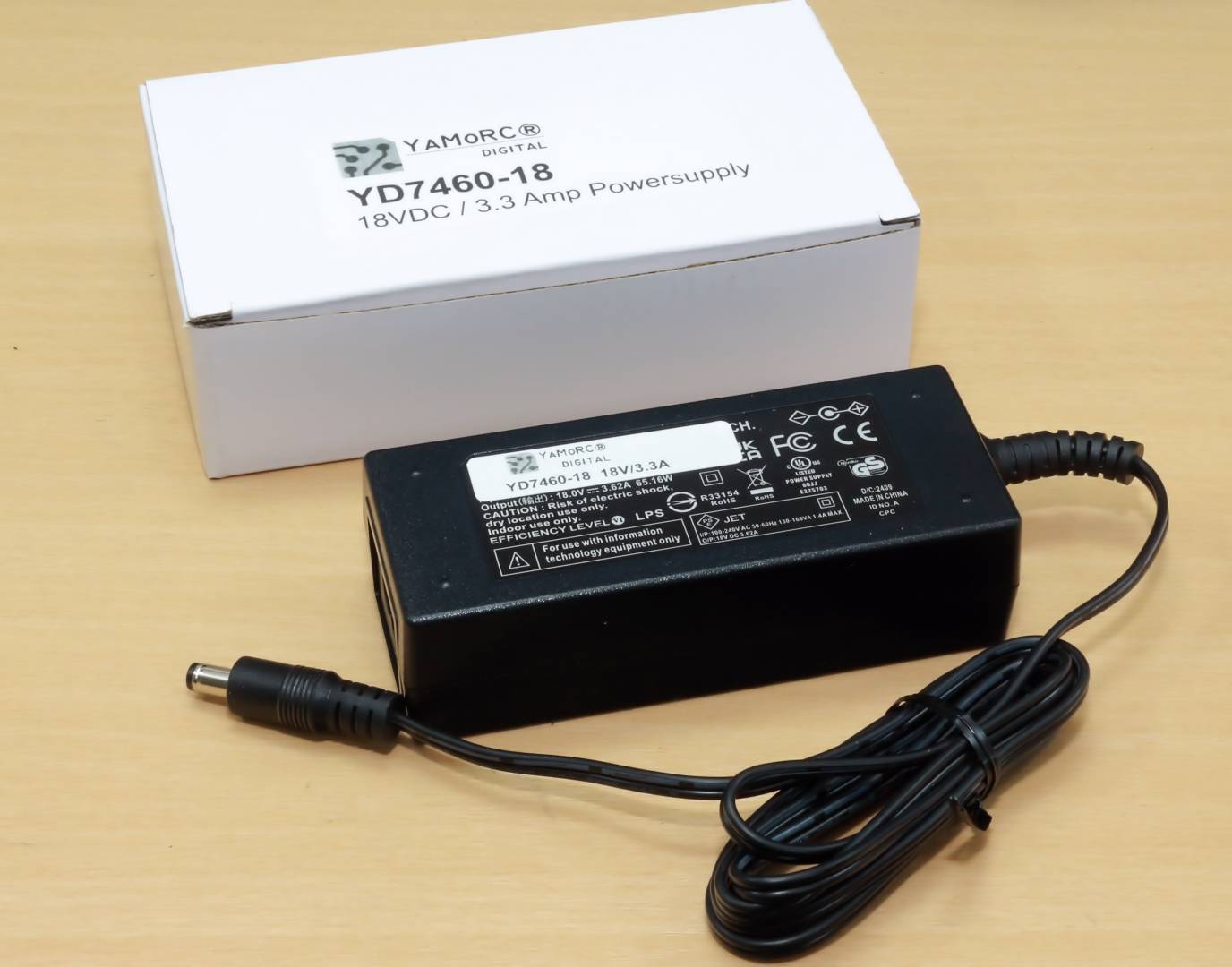 YaMoRC YD7460-18 - Powersupply 18VDC / 60 Watt | Modellbahn | Modelleisenbahn