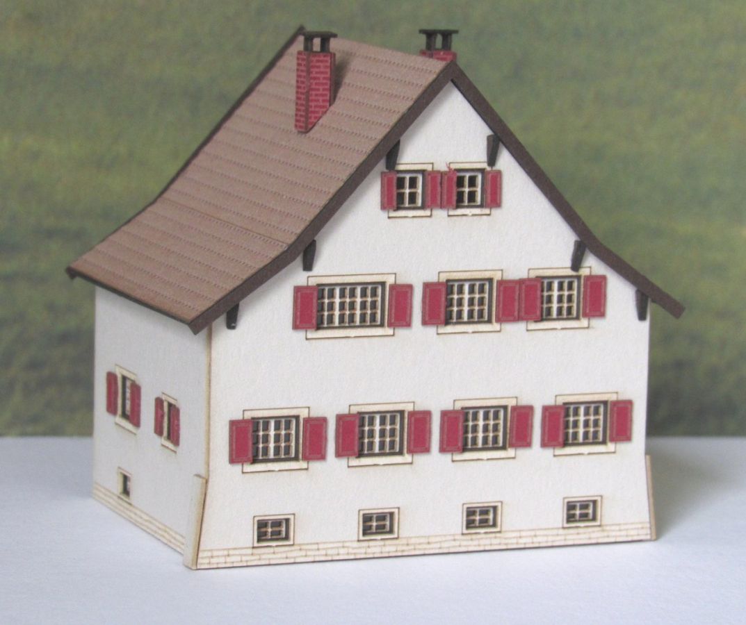 Modellbau Laffont Z Z7001 - Doppelhaus Wiesen | Modellbahn | Modelleisenbahn