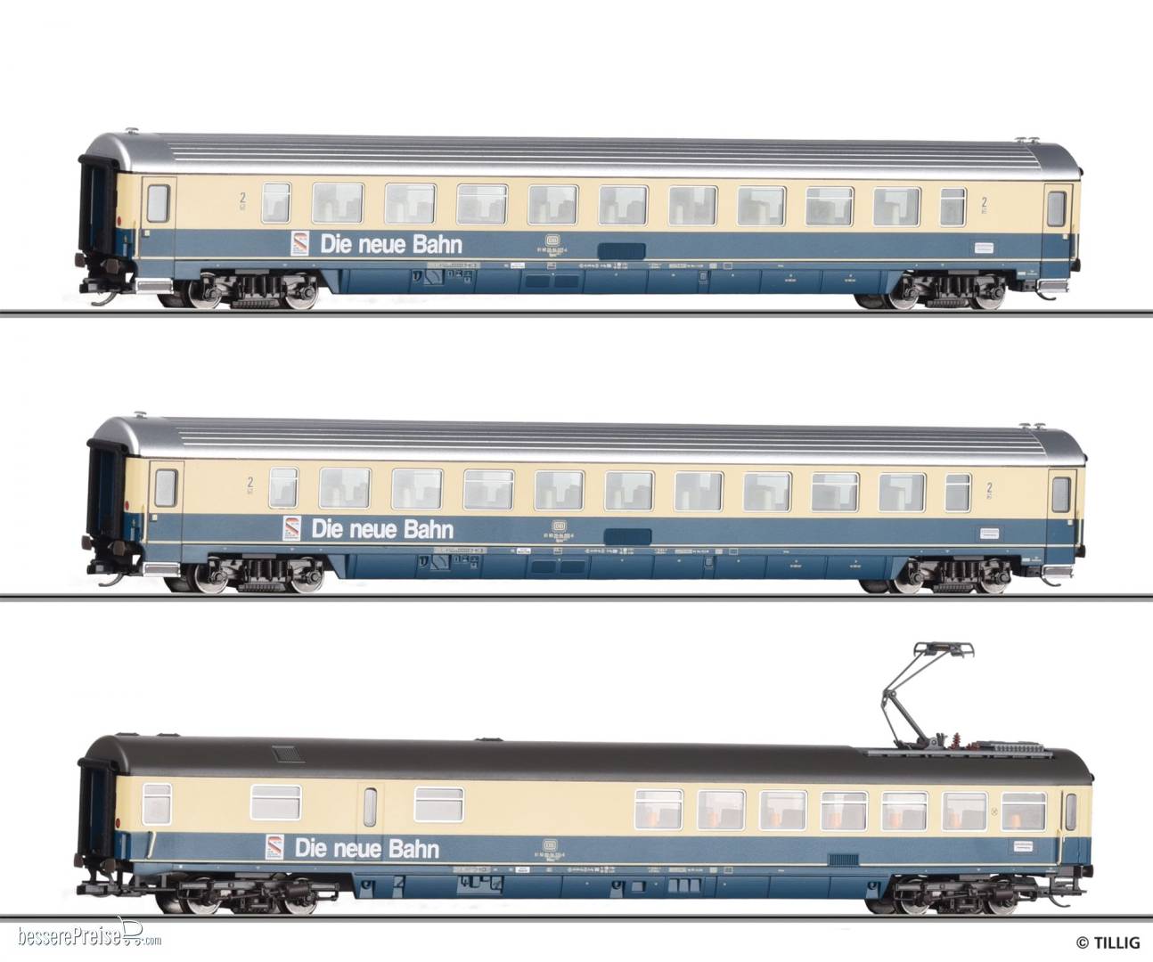 Set "Ausstellungszug: Die neue Bahn 1985" DB