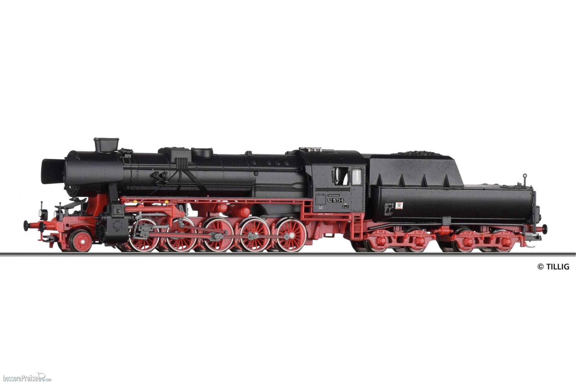 Dampflokomotive 52 1573-6 der DR, Ep. IV FORMVARIANTE