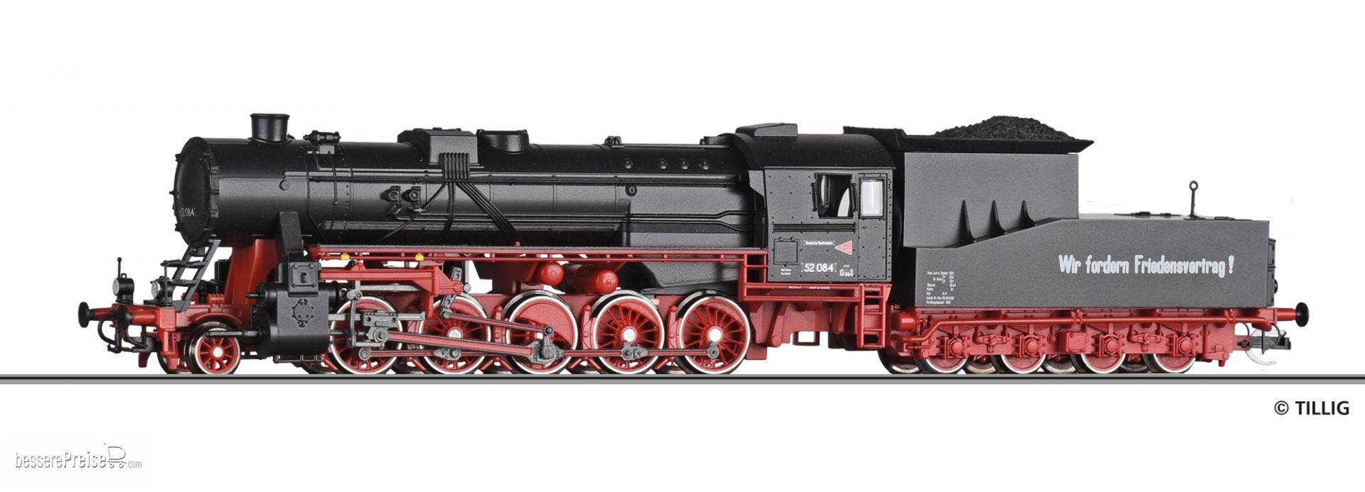 *** Tillig BR 52 084 „DR“ Sondermodell 50 TT 02265 Dampflok NEU OVP RARITÄT *** | Condition: Neu