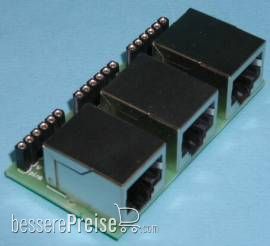 Littfinski DatenTechnik - LDT 038112 - Adap-HSI-s88-N-F / Adapter 3fach | Modellbahn | Modelleisenbahn