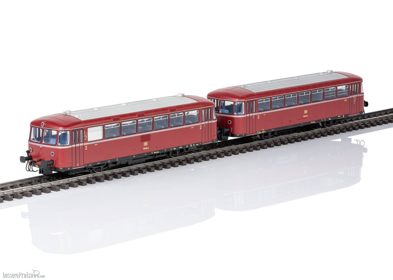 Schienenbus mit Steuerwagen Baureihe 798 und 998