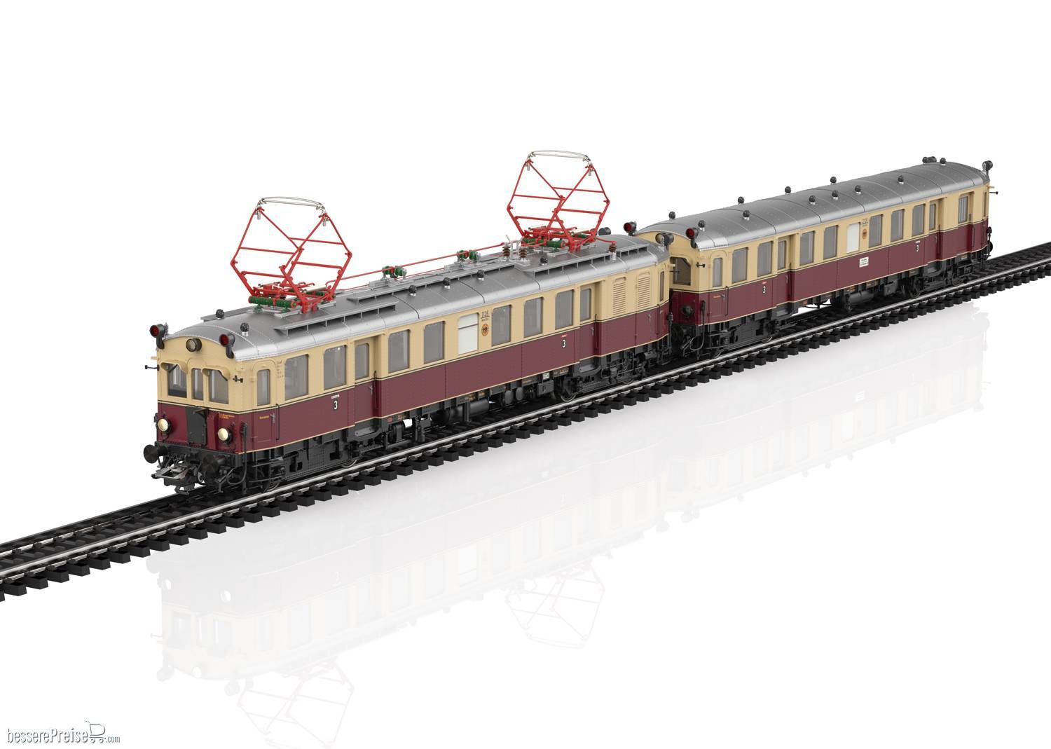 Triebwagen elT mit Steuerwagen elS