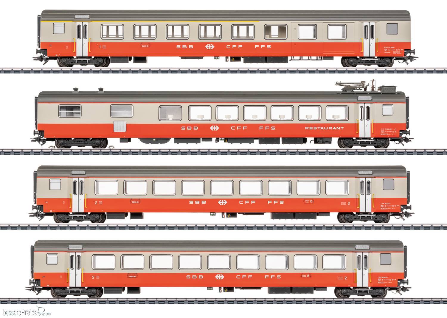 Personenwagen-Set Swiss Express