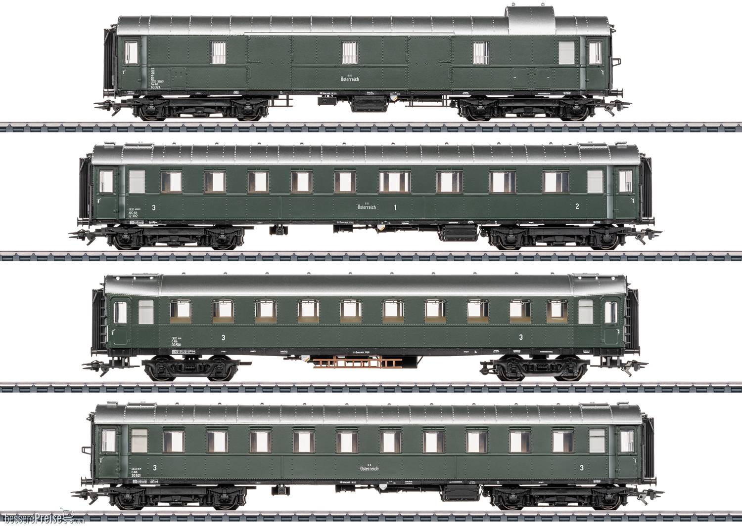 Schnellzugwagen-Set ÖBB