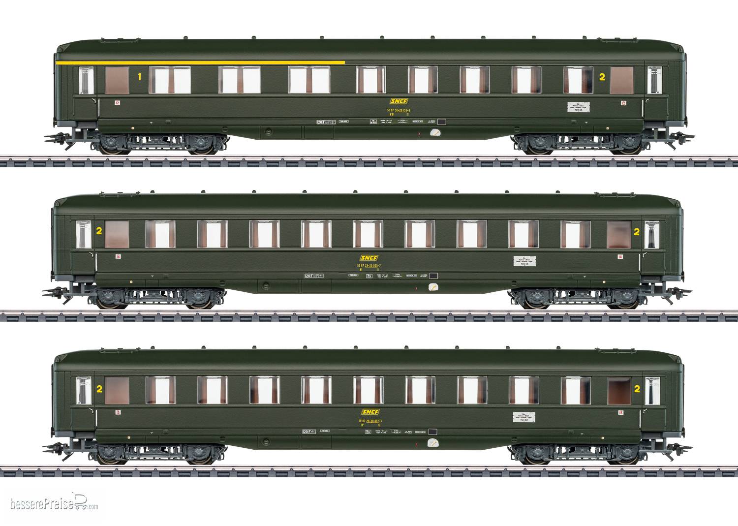 Märklin 043230 H0 3er-Set Personenwagen der SNCF | Condition: Neu