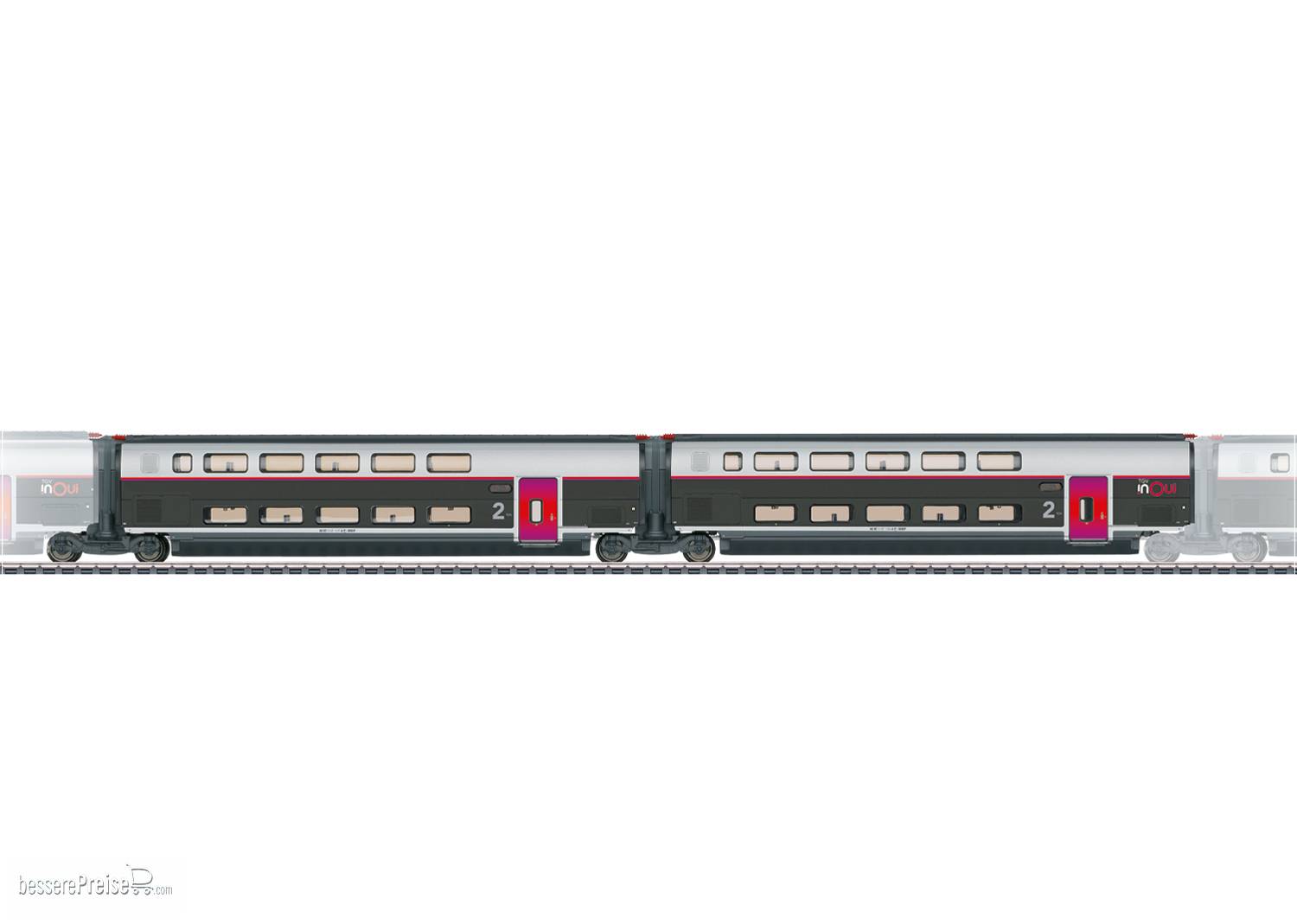 Ergänzungswagen-Set 2 zum TGV INOUI