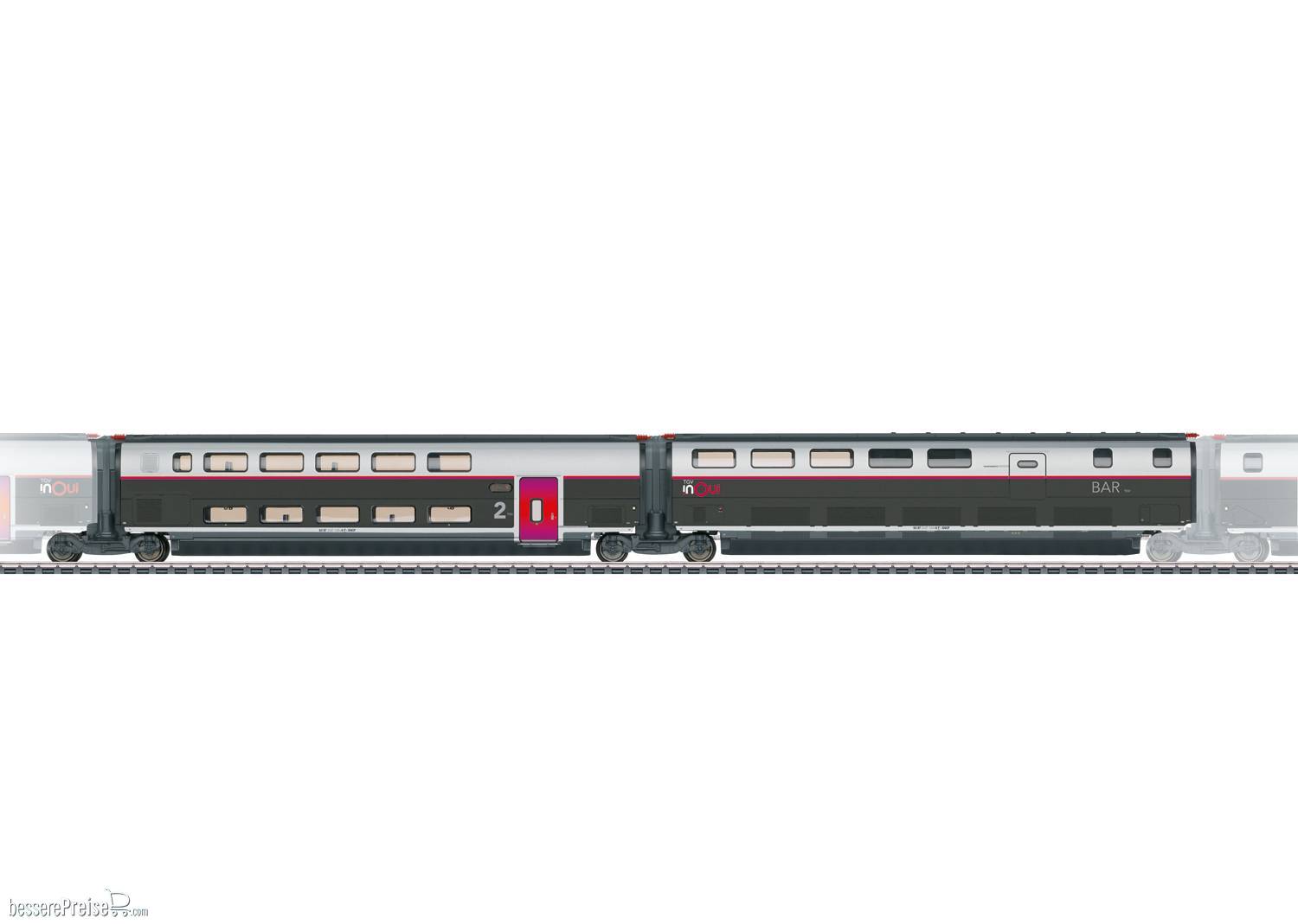 Ergänzungswagen-Set 3 zum TGV INOUI