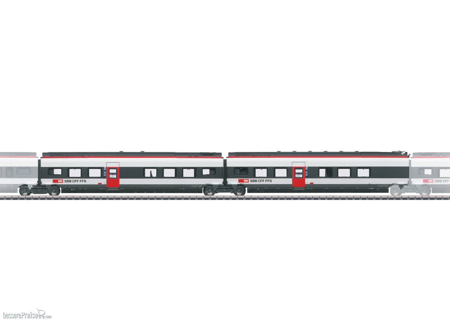 Ergänzungswagen-Set 2 zum RABe 501 022 Giruno