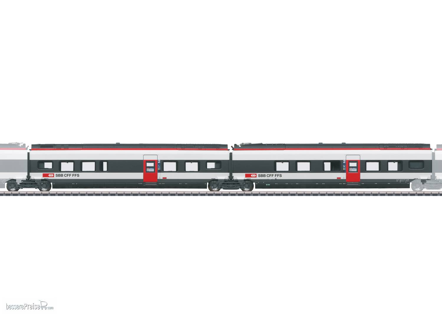 Ergänzungswagen-Set 1 zum RABe 501 Giruno