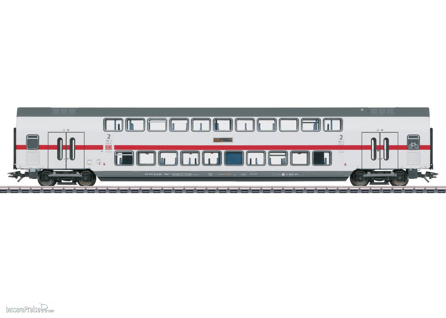 IC2 Doppelstock-Mittelwagen DBpza 682.2, 2. Klasse
