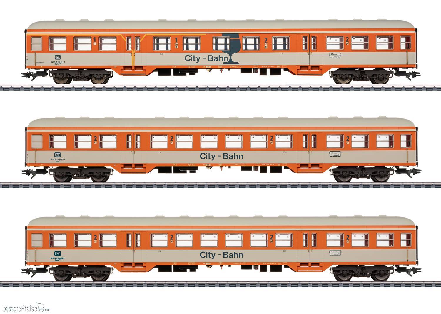 Personenwagen-Set City-Bahn