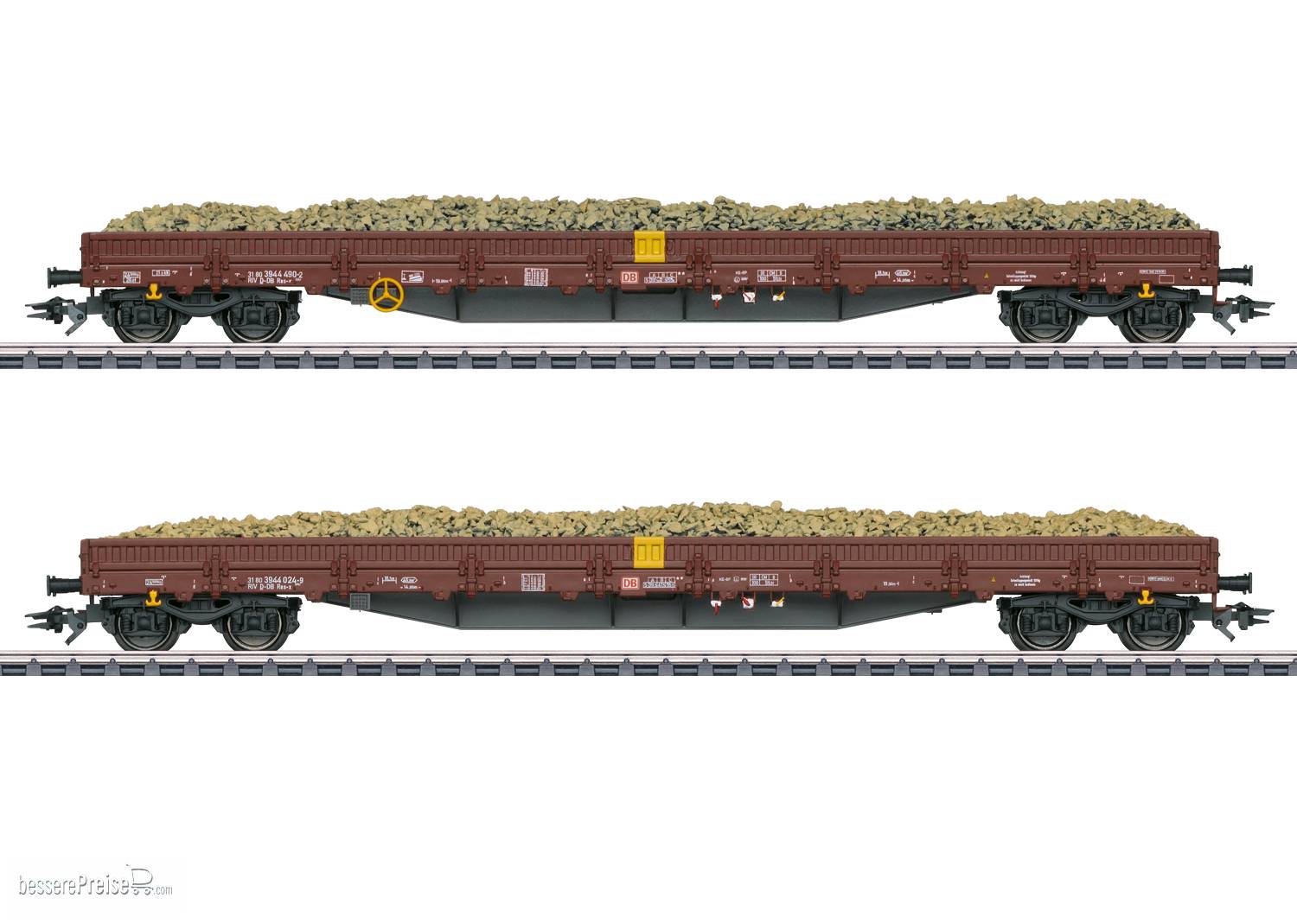 Niederbordwagen-Set Res-x - Eurotrain-Modell