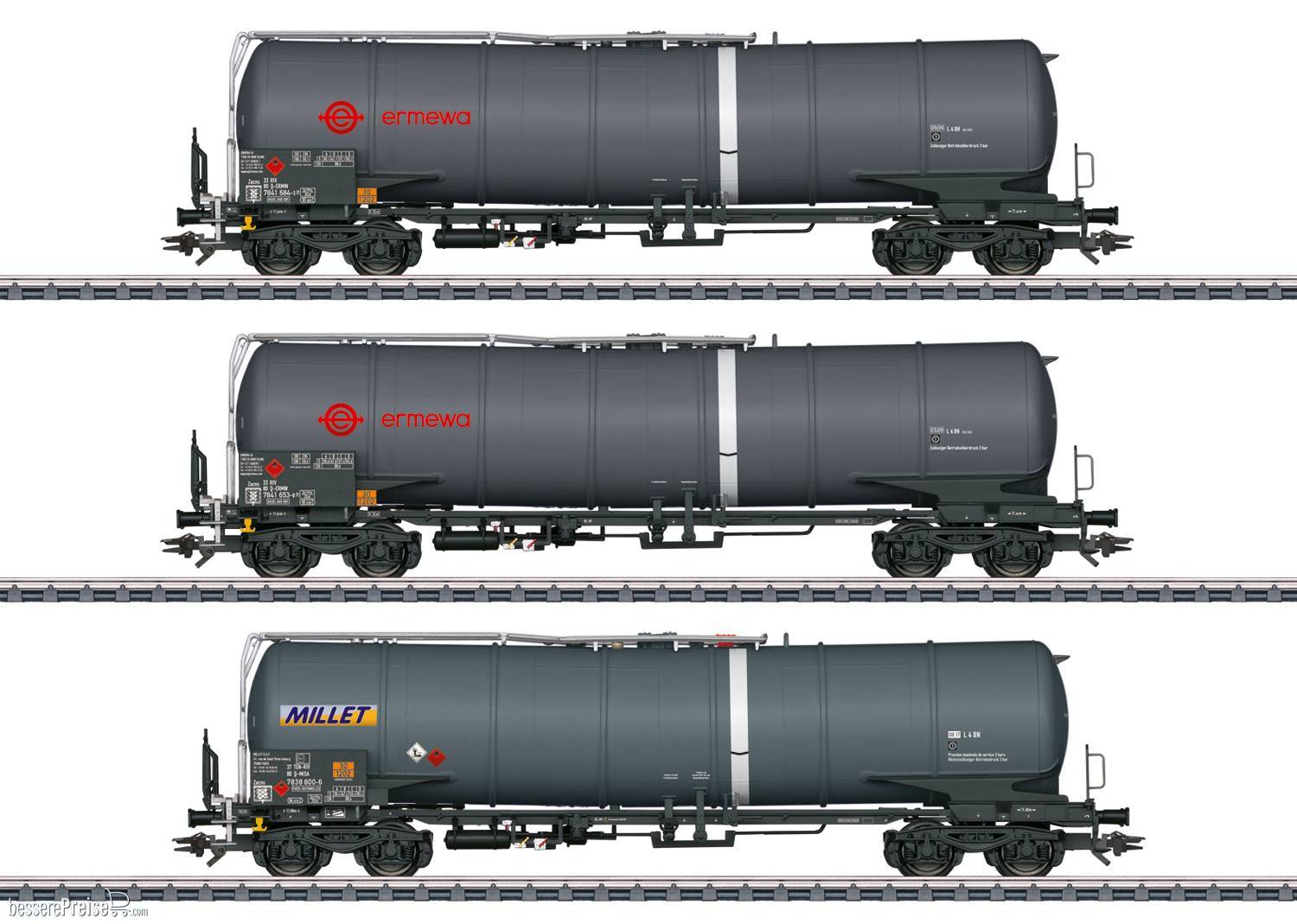 Kesselwagen-Set Zacns
