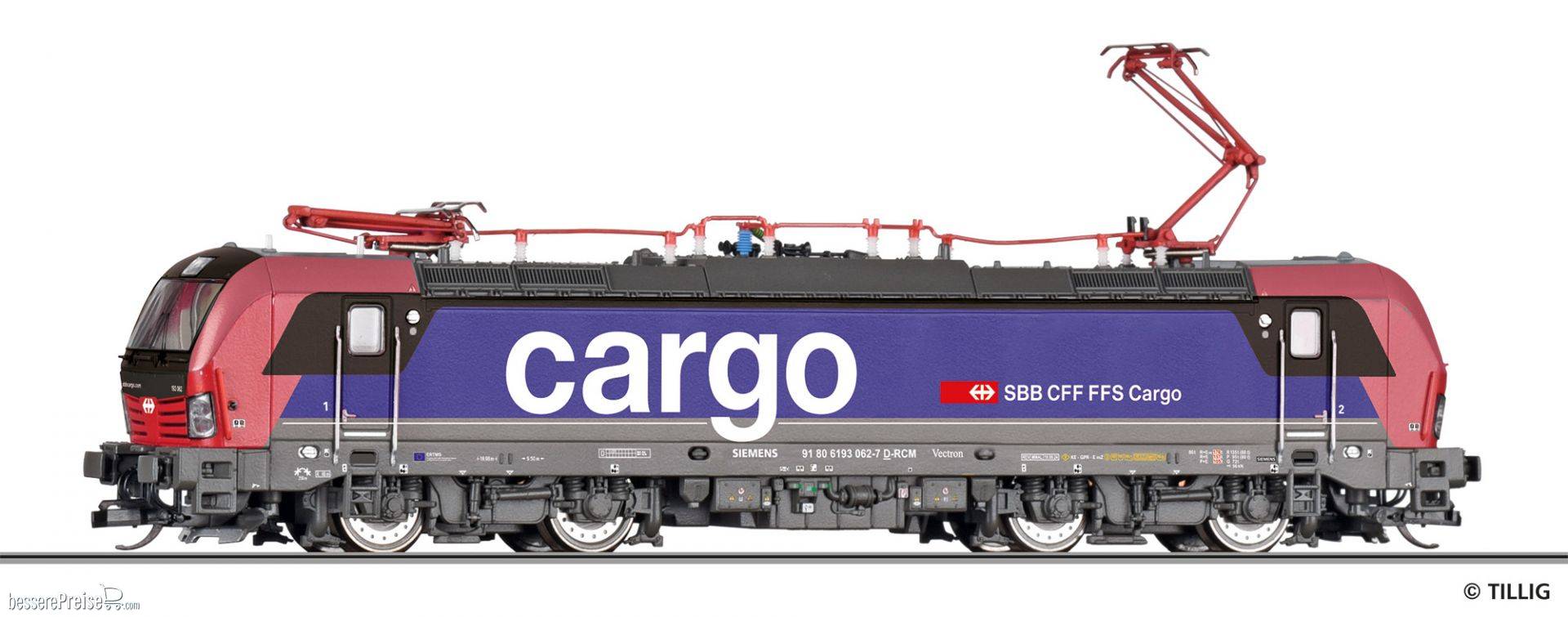Elektrolokomotive BR 193 der SBB Cargo, Ep. VI