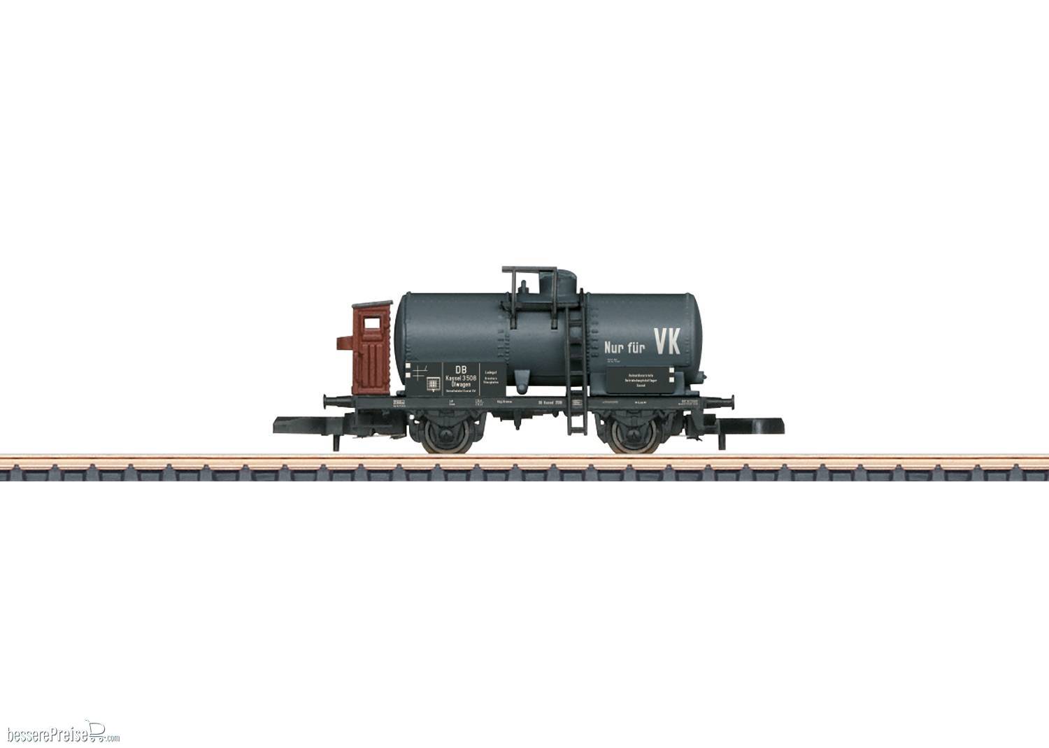 Dienstgutkesselwagen mit Bremserhaus