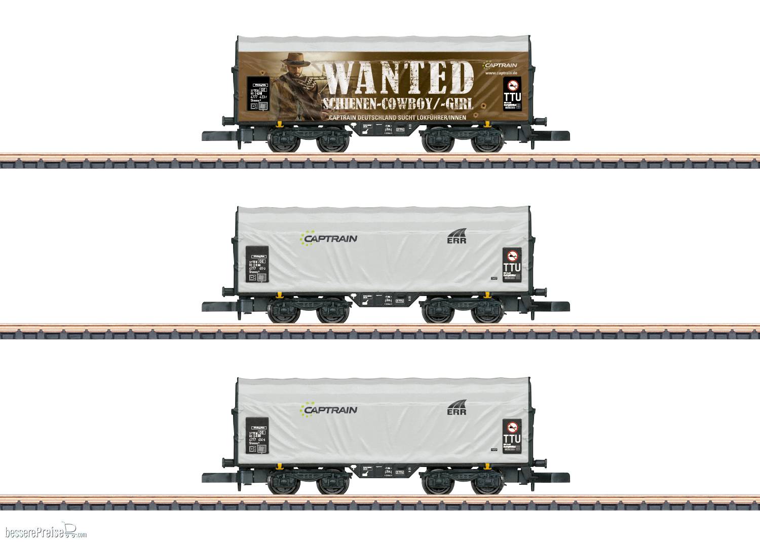 Wagenset Shimms Captrain