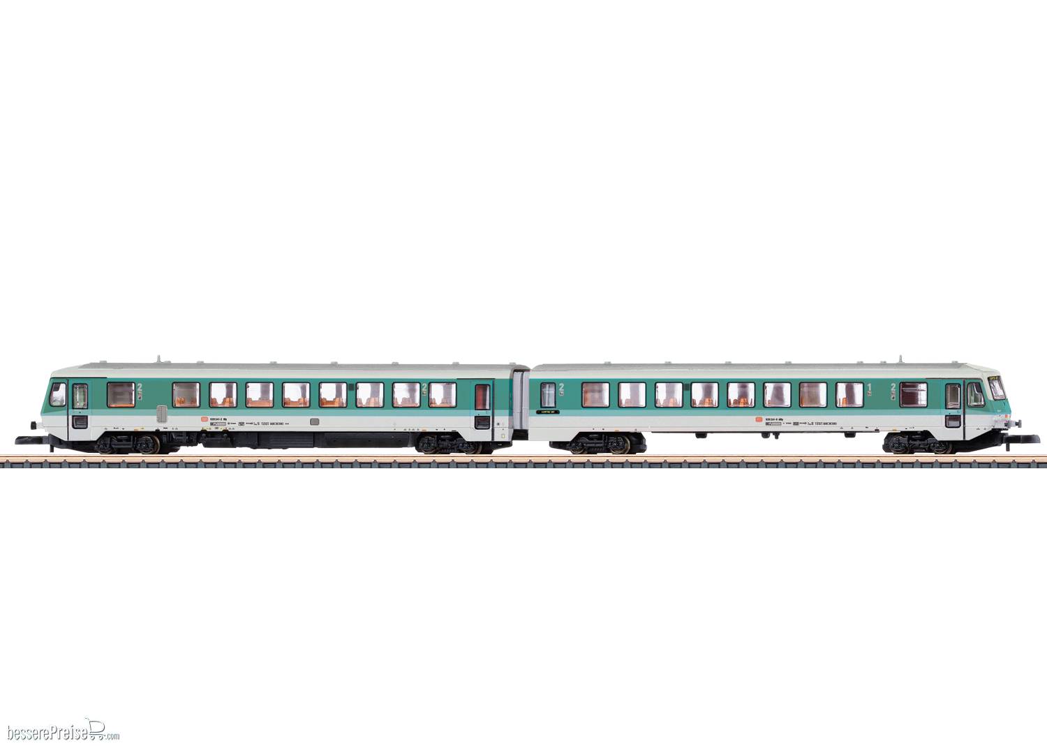 Dieseltriebwagen mit Steuerwagen Baureihe 628.2/928.2