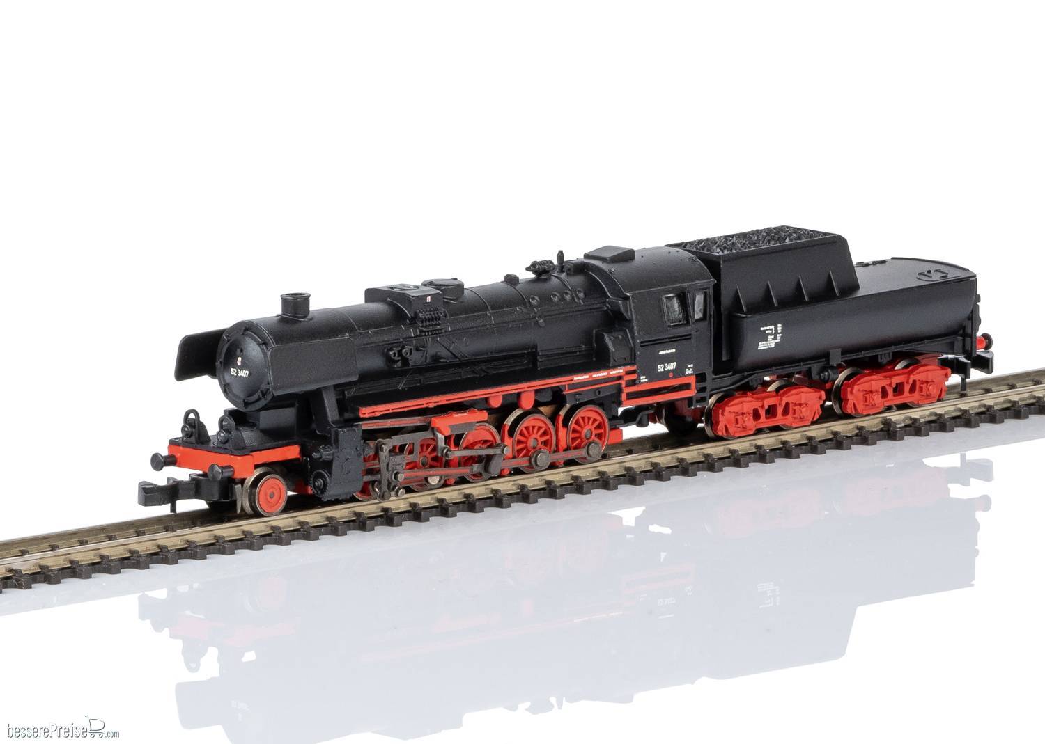 Schwere Güterzuglokomotive Baureihe 52 mit Wannentender