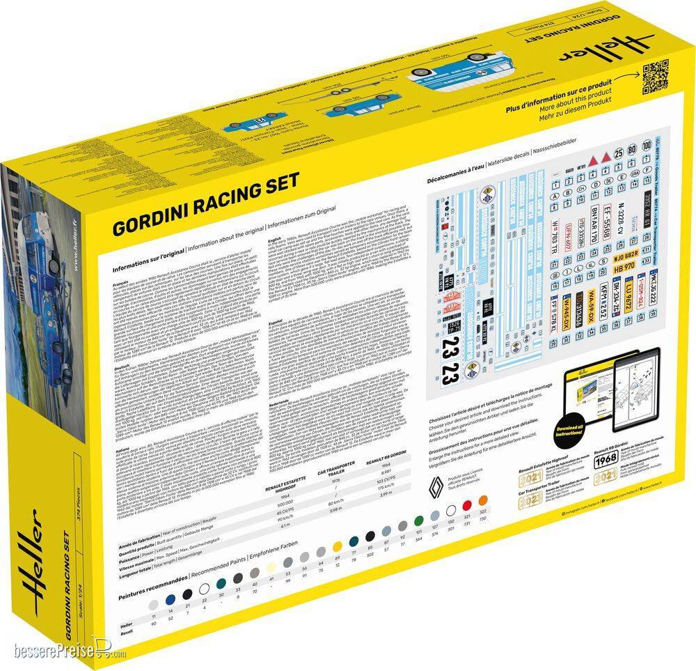 Heller 50328 - Gordini Racing Set