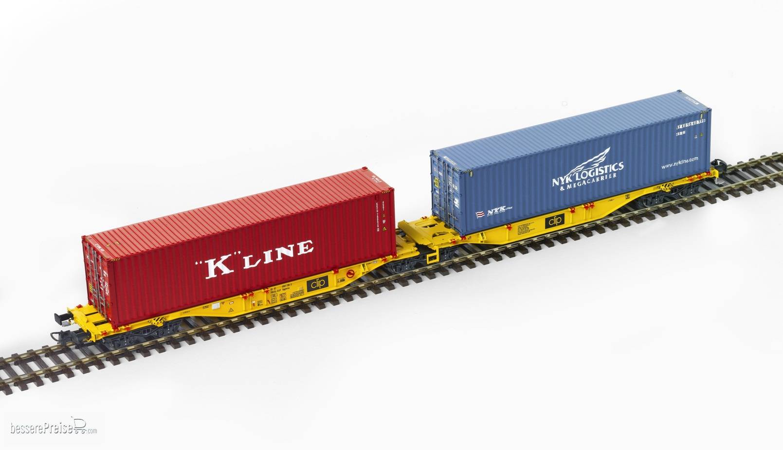 CLIP INTERMODAL Sggmrss 33 51 4961 130-3 K LINE 40' HC KKFU7865262 + NYK 40' HC NYKU5660393 - AC