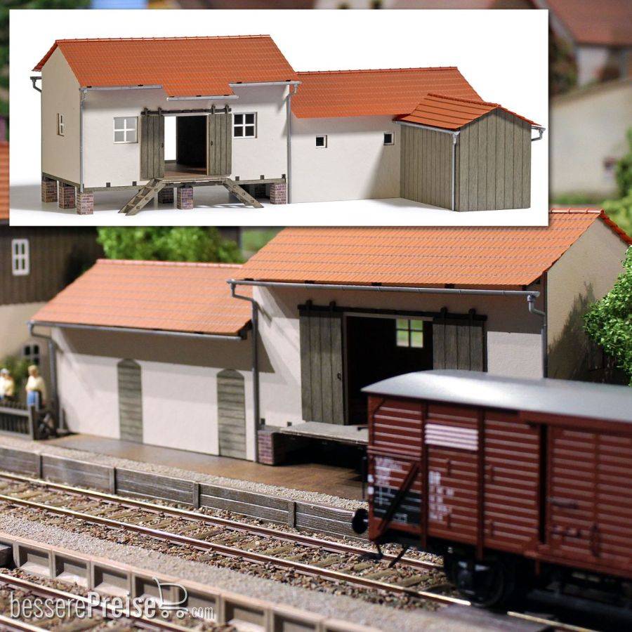 Busch 0 10051 - Güterschuppen »Rothenstadt« | Modellbahn | Modelleisenbahn