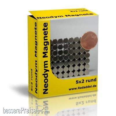 Neodym-Magnete 3x1 Mm Rund – 10 Stück, Miniature Produktbild-Vorschau 2