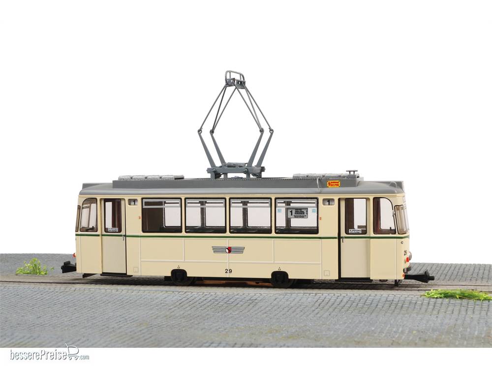 Reko-Triebwagen Halberstadt "Museum" Nr. 29, beige, mit Antrieb