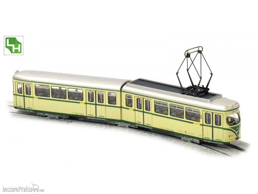 GT6 Braunschweig Nr. 33, m. Antrieb, m.Licht, mit Dig-Schnittstelle