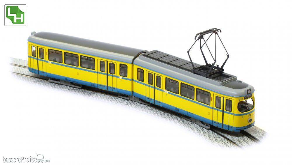 GT6 Essen, blau/gelb, Nr. 1628, Standmodell