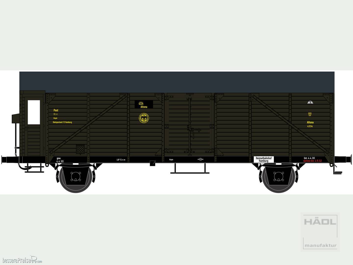 Postkühlwagen c/10,8, DRP, Ep. II