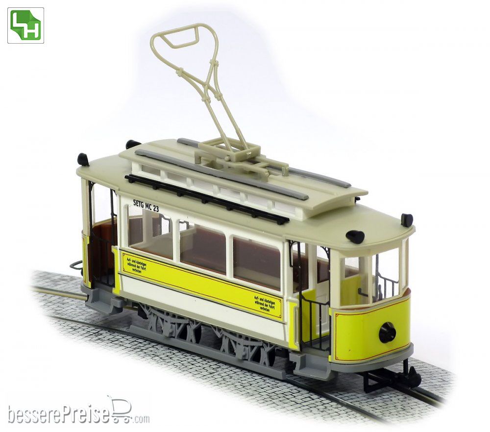 Salzburg Triebwagen Gelb, ohne Wappen, Standmodell
