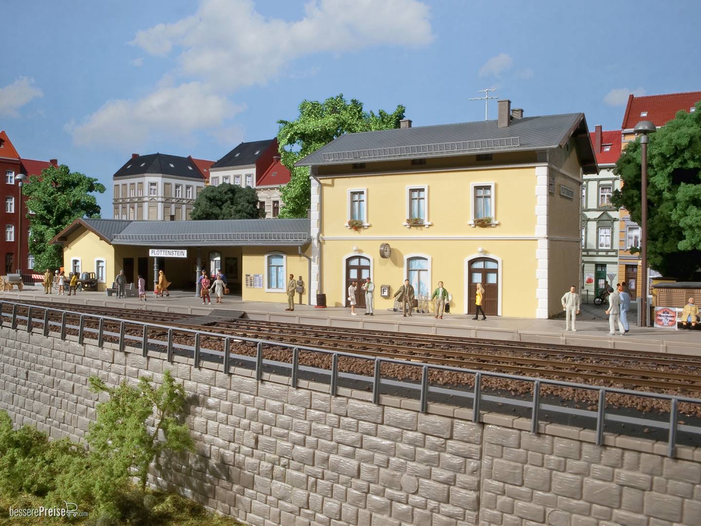 Auhagen H0 (1:87) 11369 - Bahnhof Plottenstein | Modellbahn | Modelleisenbahn