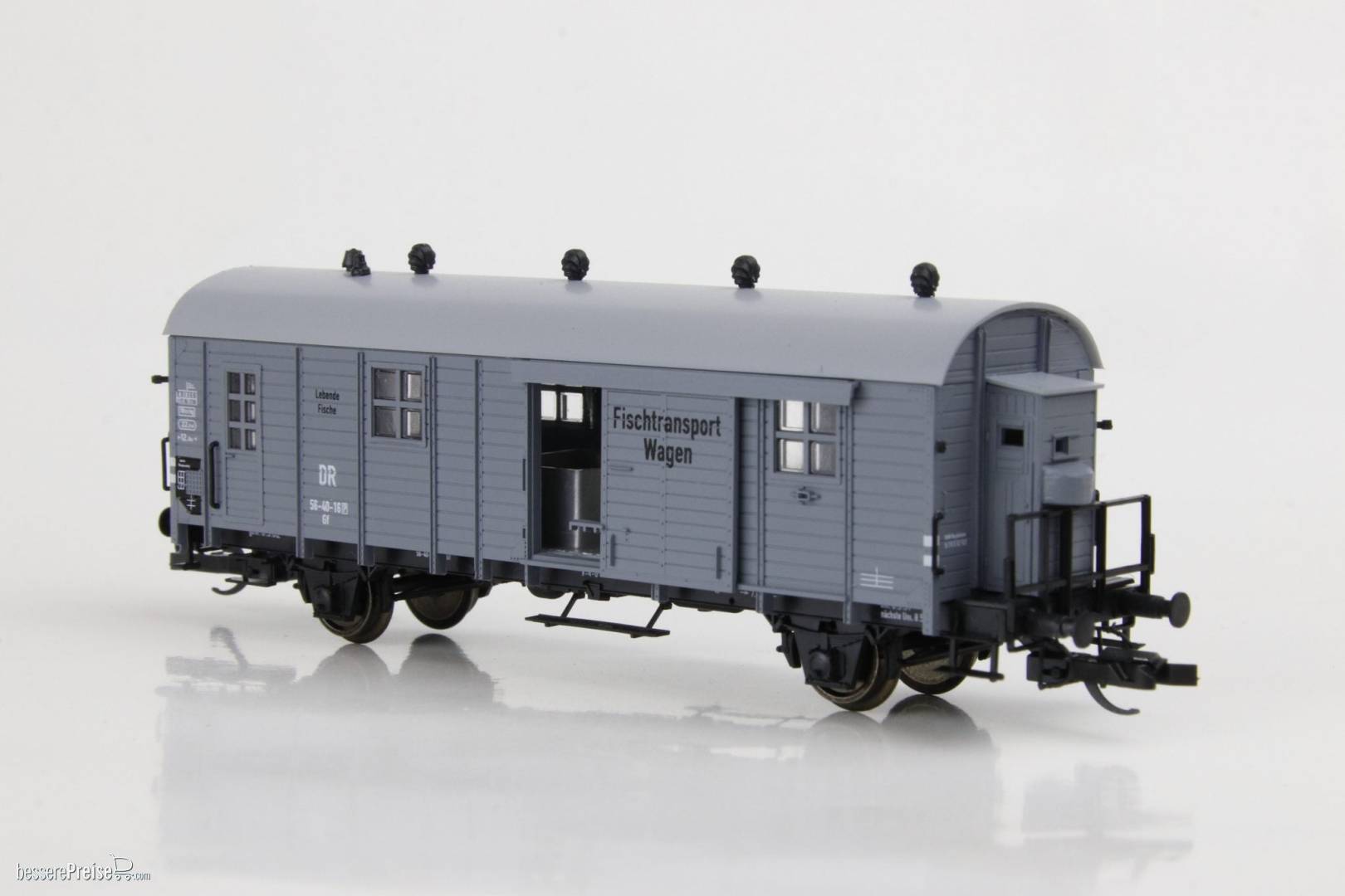 Fischtransportwagen lebende Fische der DR Ep. III
