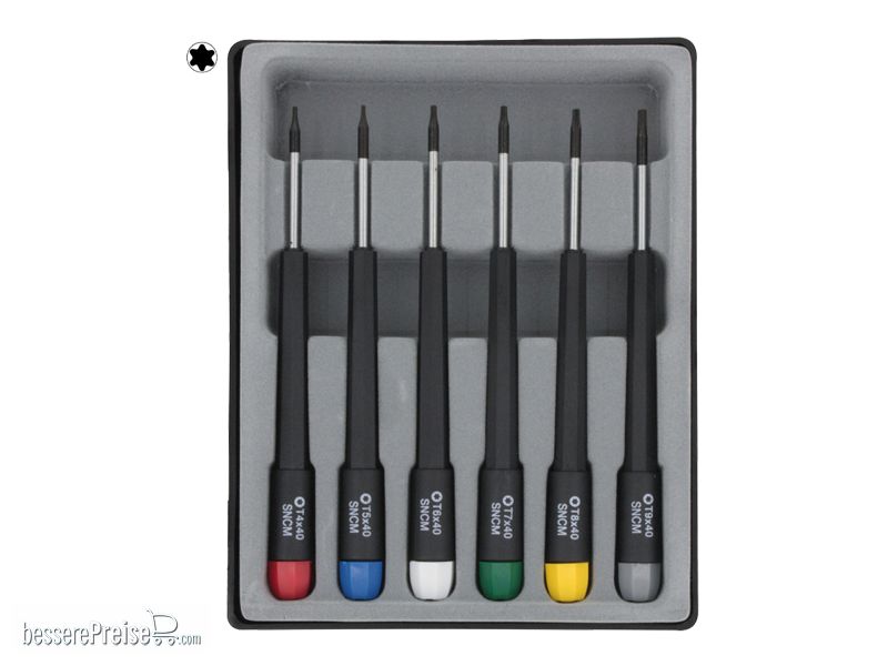 Schönwitz 12467 - Torx T-Profil Schraubendreher Set 6 tlg. | Modellbahn | Modelleisenbahn