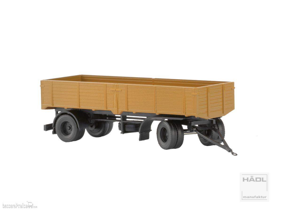 Hädl TT 125040-14 - Anhänger Hl120.02/2, ockerbraun/schwarz | Modellbahn | Modelleisenbahn
