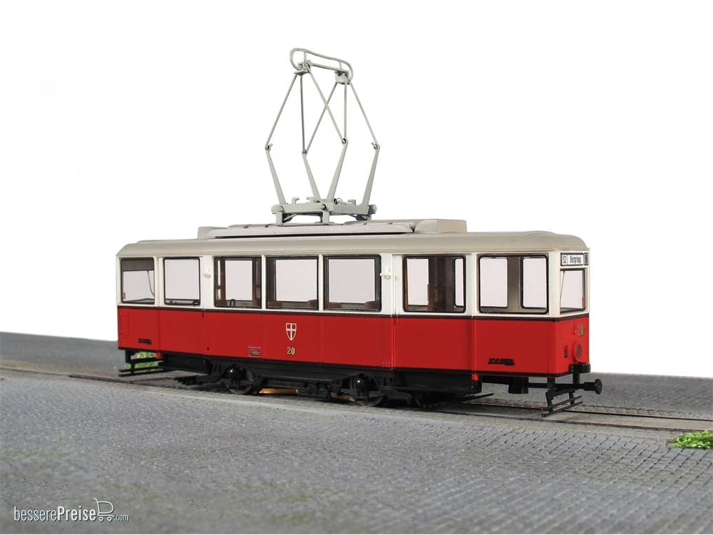 KSW Wien Tw. Nr. 20, rot, hochwertiges Standmodell