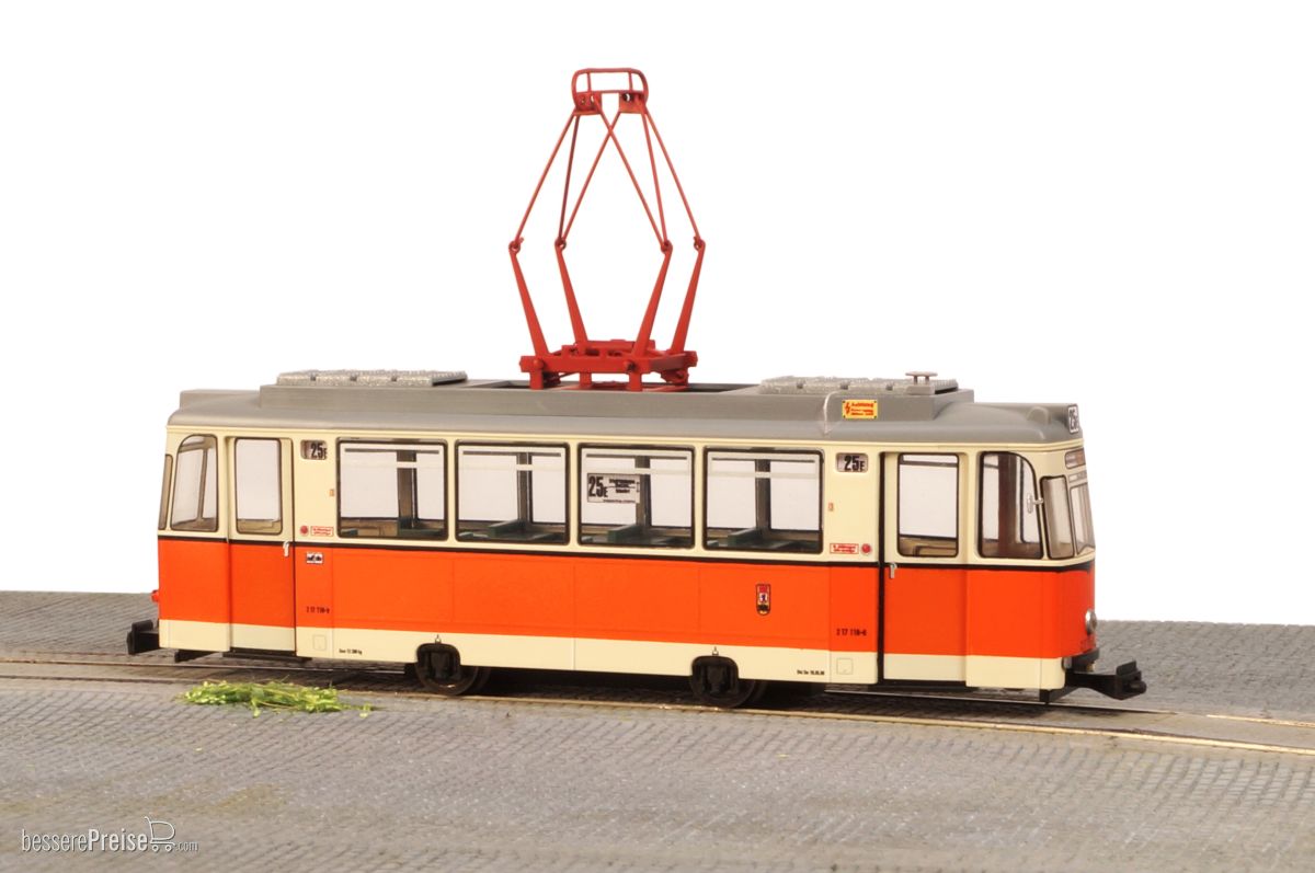 Reko-Triebwagen BVB Berlin ER Nr. 217 110-8, orange, hochwertiges Standmodell