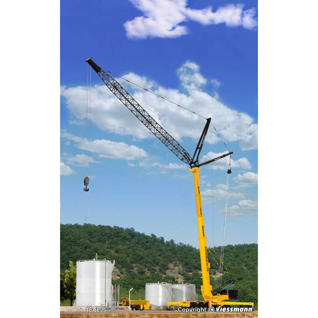 Kibri 13033 Grue Mobile Liebherr LTM1800 – Modèle Lourd Avec Kit Pivotant – Maquette à Monter – échelle Non Précisée