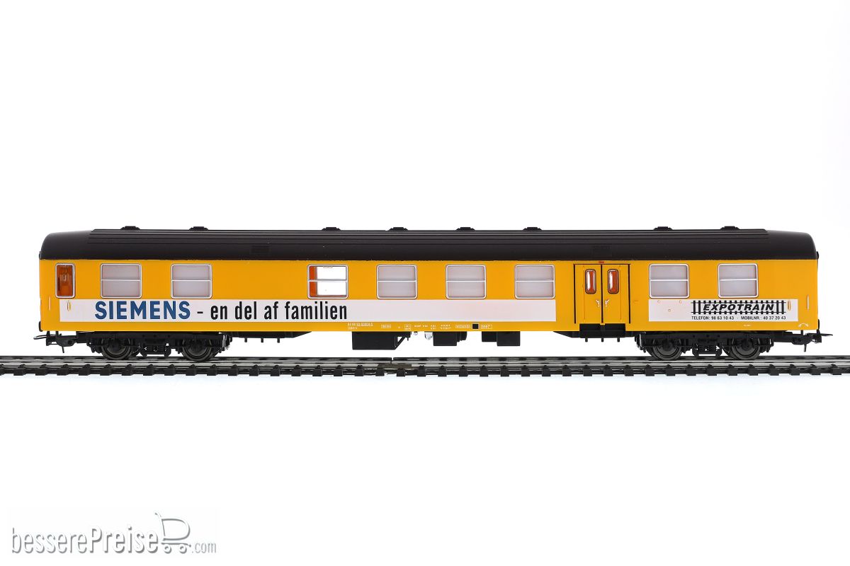RZW Typ Uaks-x, DSB, Aufdruck SIEMENS - Expotrain, gelb, Ep.IV/V