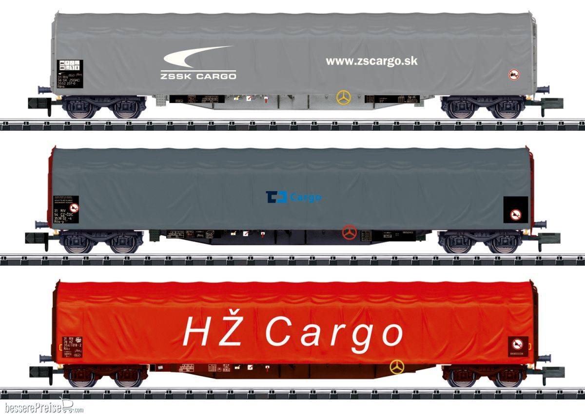 Schiebeplanenwagen-Set Rilns