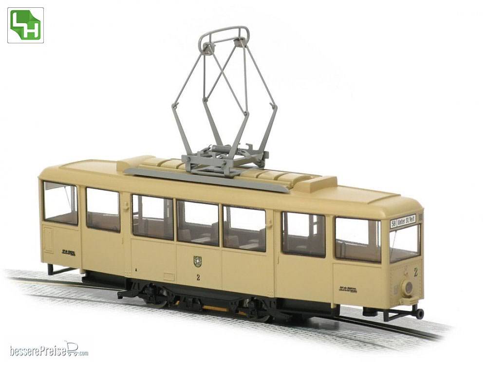 KSW Triebwagen Nr.2, sandfarben, mit Antrieb