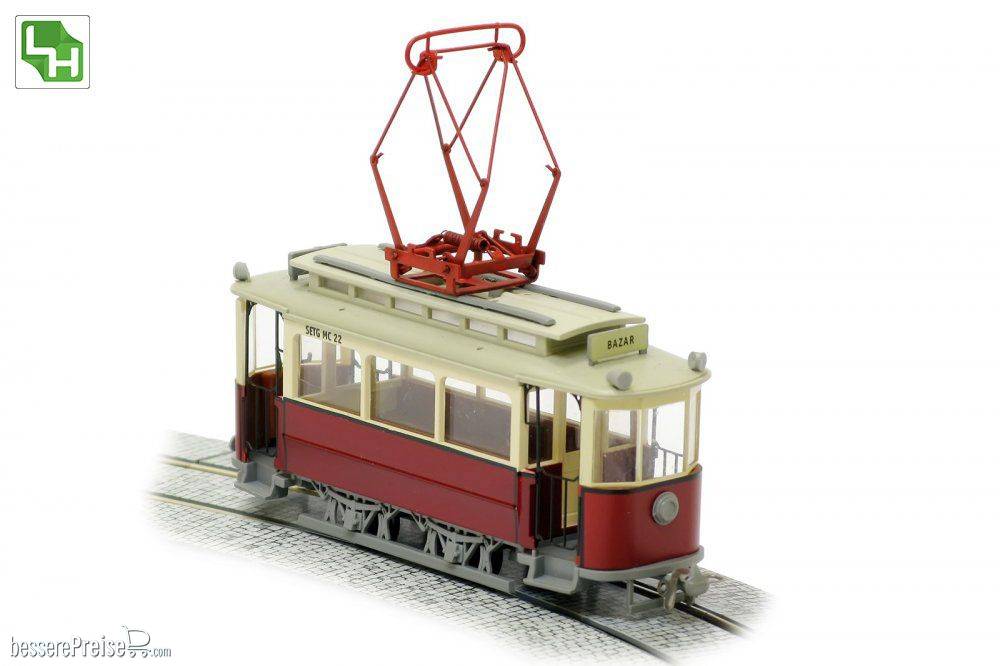 Salzburg Triebwagen Nr. 22 rot, hochwertiges Standmodell