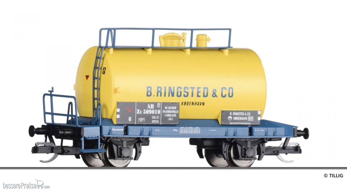 Kesselwagen „ZE B. Ringsted & Co. Kobenhavn“ von Tillig Art.-Nr. 17316 | Condition: Gebraucht