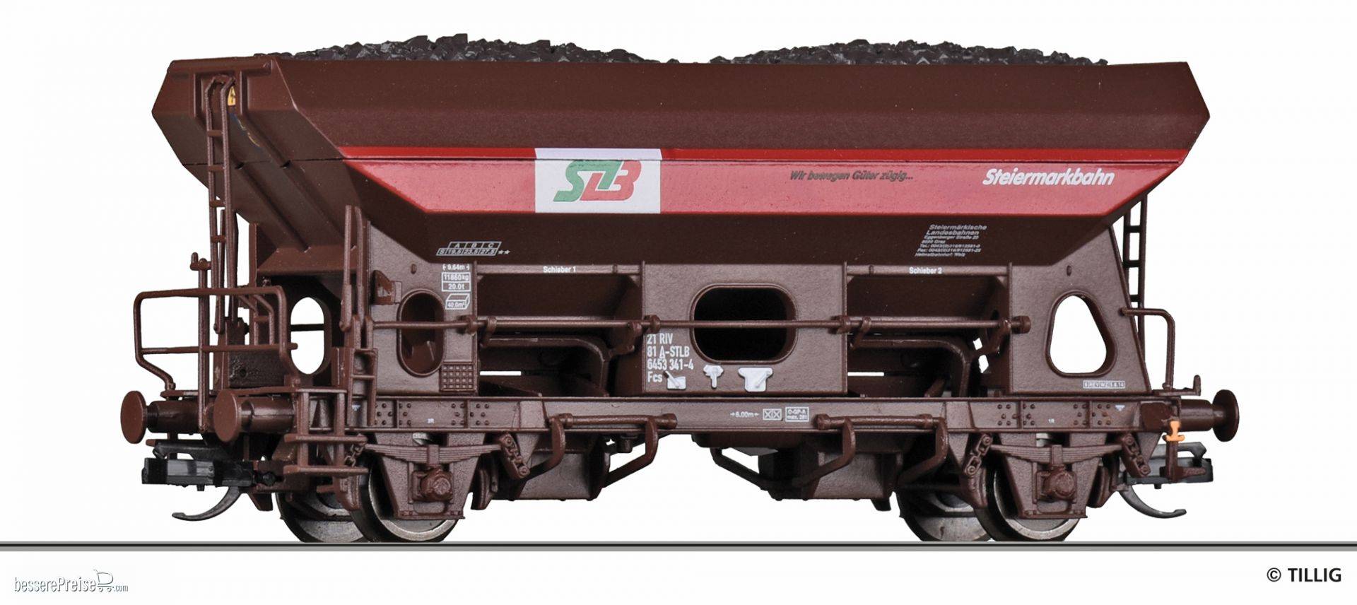 Tillig 17532 Selbstentladewagen Steiermärkischen Landesbahnen Ep.IV NEU OVP#R4B3 | Condition: Neu