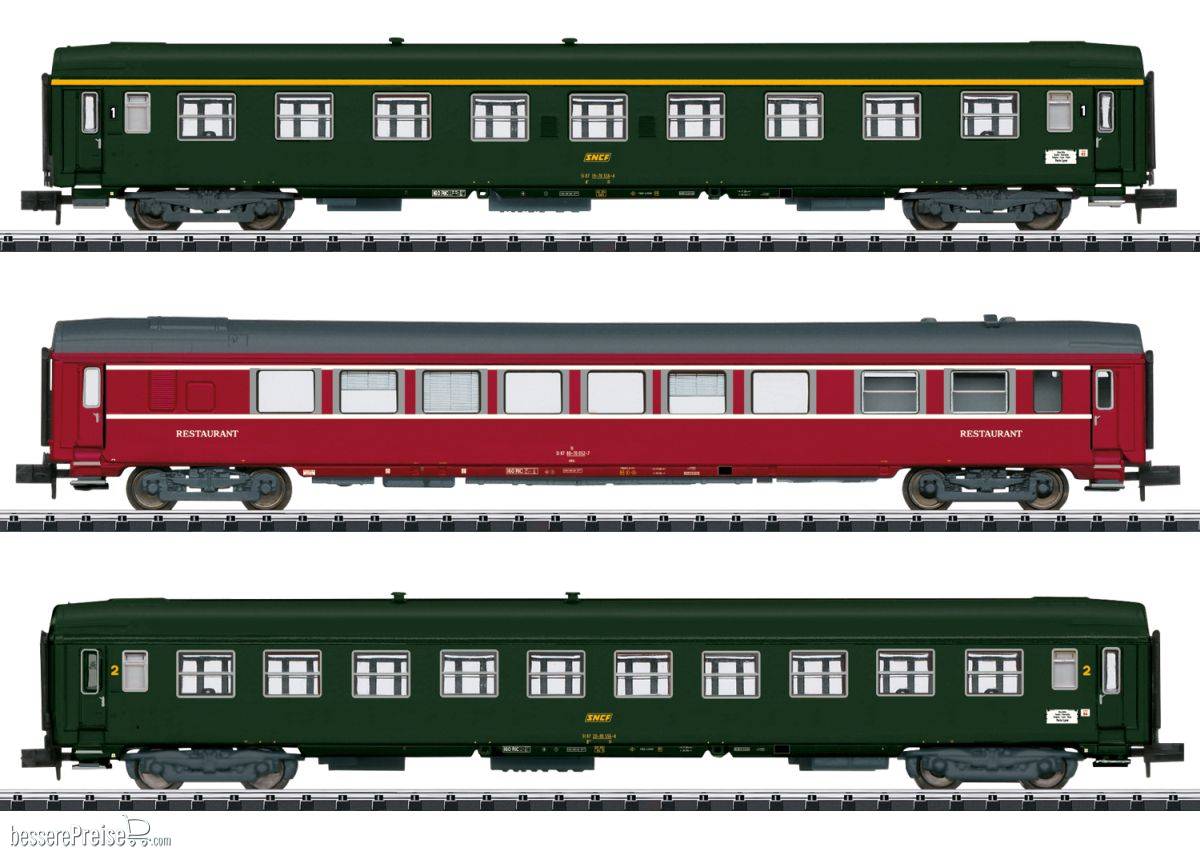 Schnellzugwagen-Set "Nizza - Paris"