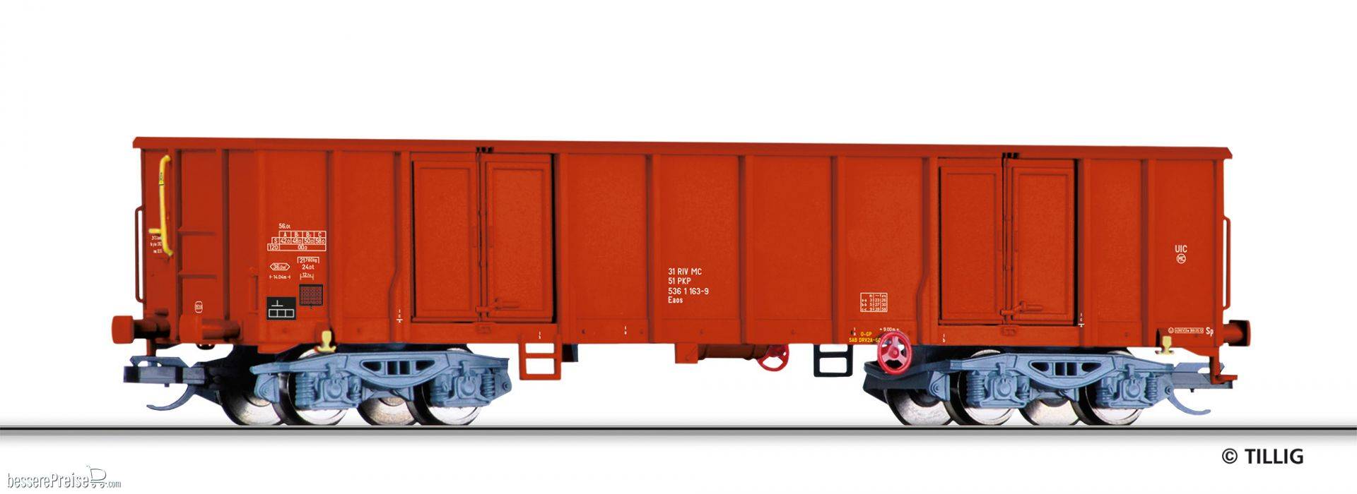 Offener Güterwagen Eaos der PKP, Ep. VI